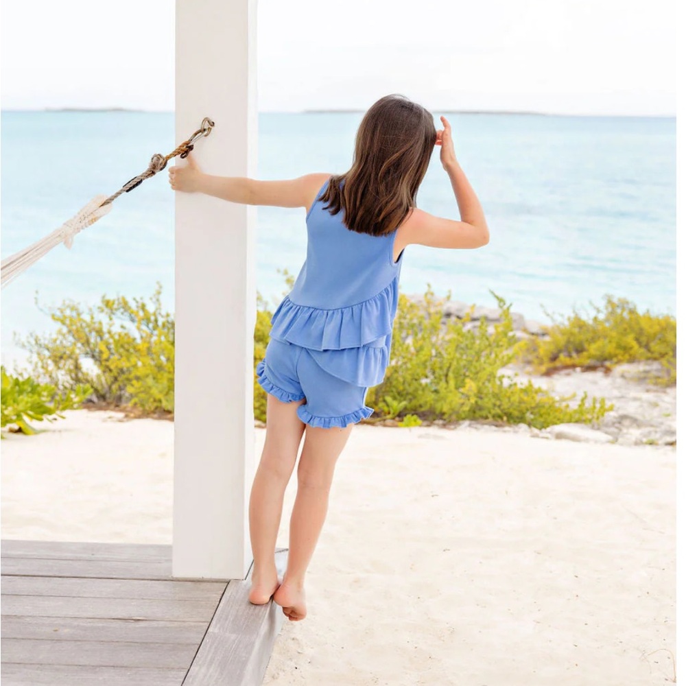 The Beaufort Bonnet Company Love you back short set 4T